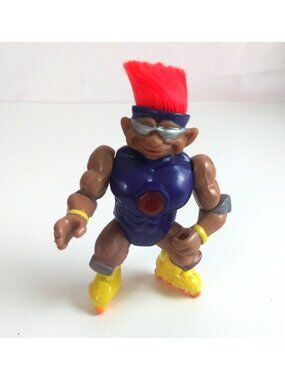 Vintage 1992 Ace Novelty Troll Stone Protectors Maxwell the Accelerator